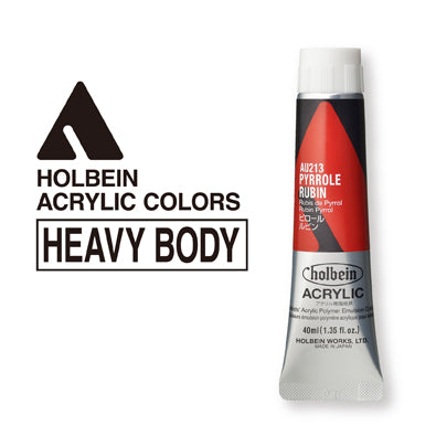Holbein acrylic paint RED 20ml No. 6